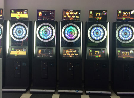 電子飛鏢機(jī)擺放